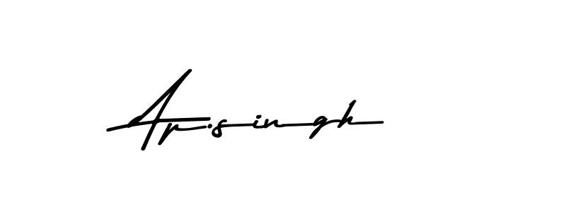 Also You can easily find your signature by using the search form. We will create Ap.singh name handwritten signature images for you free of cost using Asem Kandis PERSONAL USE sign style. Ap.singh signature style 9 images and pictures png