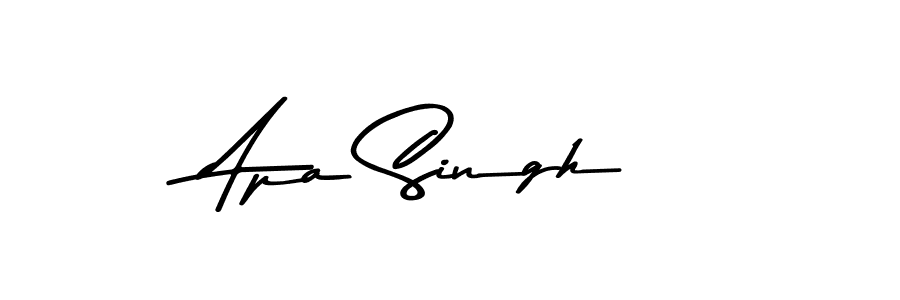 Similarly Asem Kandis PERSONAL USE is the best handwritten signature design. Signature creator online .You can use it as an online autograph creator for name Apa Singh. Apa Singh signature style 9 images and pictures png