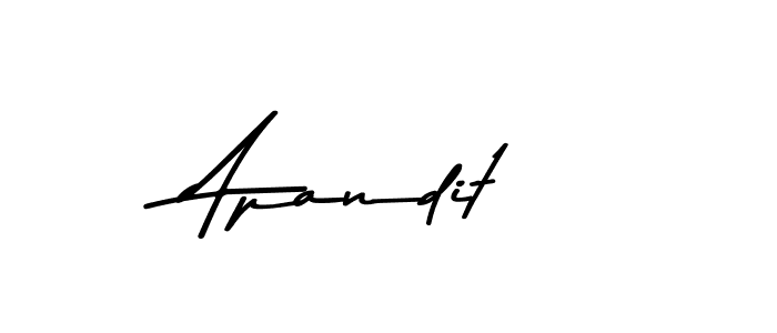 Design your own signature with our free online signature maker. With this signature software, you can create a handwritten (Asem Kandis PERSONAL USE) signature for name Apandit. Apandit signature style 9 images and pictures png