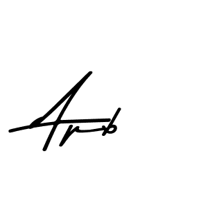 Use a signature maker to create a handwritten signature online. With this signature software, you can design (Asem Kandis PERSONAL USE) your own signature for name Apb. Apb signature style 9 images and pictures png