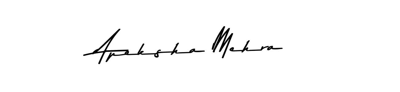 The best way (Asem Kandis PERSONAL USE) to make a short signature is to pick only two or three words in your name. The name Apeksha Mehra include a total of six letters. For converting this name. Apeksha Mehra signature style 9 images and pictures png