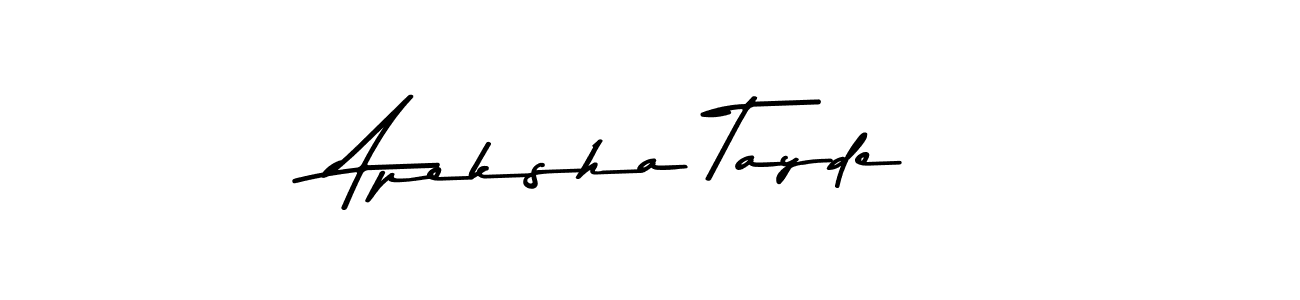 Make a beautiful signature design for name Apeksha Tayde. Use this online signature maker to create a handwritten signature for free. Apeksha Tayde signature style 9 images and pictures png