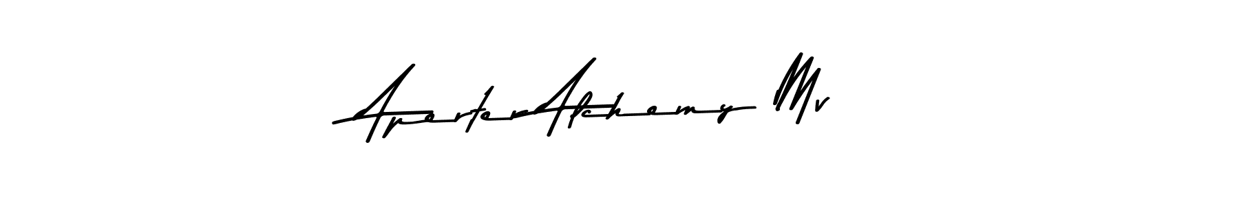 Create a beautiful signature design for name Aperter Alchemy Mv. With this signature (Asem Kandis PERSONAL USE) fonts, you can make a handwritten signature for free. Aperter Alchemy Mv signature style 9 images and pictures png