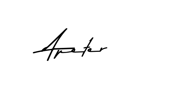 Asem Kandis PERSONAL USE is a professional signature style that is perfect for those who want to add a touch of class to their signature. It is also a great choice for those who want to make their signature more unique. Get Apeter name to fancy signature for free. Apeter signature style 9 images and pictures png