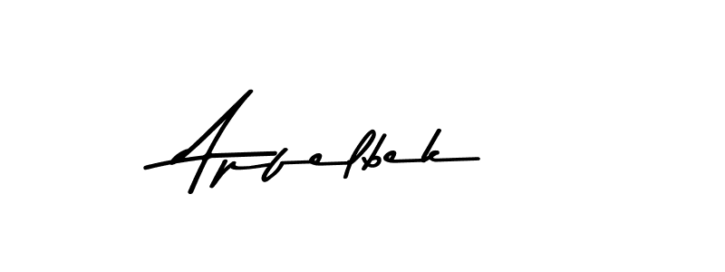 Apfelbek stylish signature style. Best Handwritten Sign (Asem Kandis PERSONAL USE) for my name. Handwritten Signature Collection Ideas for my name Apfelbek. Apfelbek signature style 9 images and pictures png