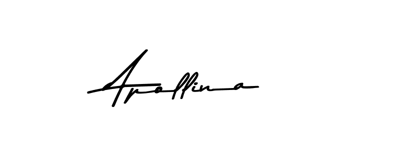 How to make Apollina signature? Asem Kandis PERSONAL USE is a professional autograph style. Create handwritten signature for Apollina name. Apollina signature style 9 images and pictures png