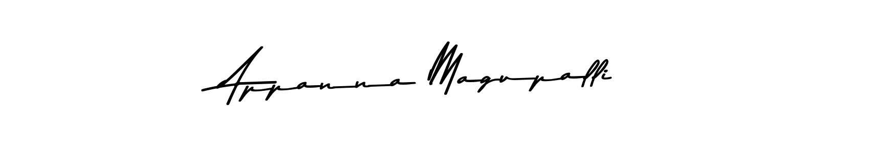 Similarly Asem Kandis PERSONAL USE is the best handwritten signature design. Signature creator online .You can use it as an online autograph creator for name Appanna Magupalli. Appanna Magupalli signature style 9 images and pictures png