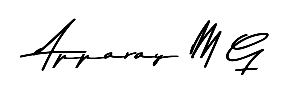 Looking for an artistic signature for Apparay M G? The Asem Kandis PERSONAL USE calligraphy style gives a sophisticated flow suitable for business cards and emails. Apparay M G signature style 9 images and pictures png