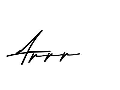 Make a beautiful signature design for name Appp. With this signature (Asem Kandis PERSONAL USE) style, you can create a handwritten signature for free. Appp signature style 9 images and pictures png