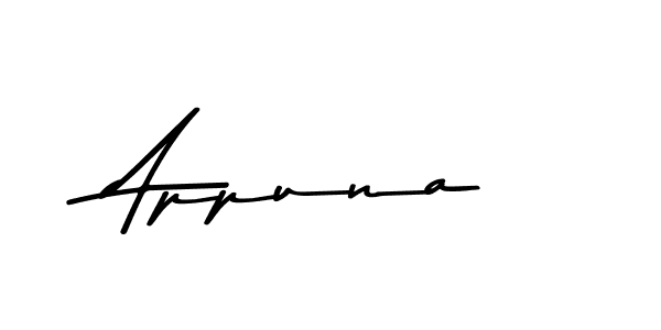 You should practise on your own different ways (Asem Kandis PERSONAL USE) to write your name (Appuna) in signature. don't let someone else do it for you. Appuna signature style 9 images and pictures png
