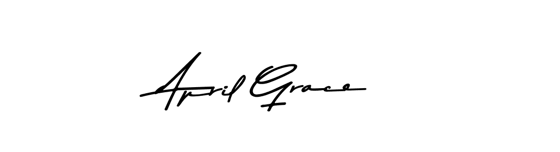 April Grace stylish signature style. Best Handwritten Sign (Asem Kandis PERSONAL USE) for my name. Handwritten Signature Collection Ideas for my name April Grace. April Grace signature style 9 images and pictures png