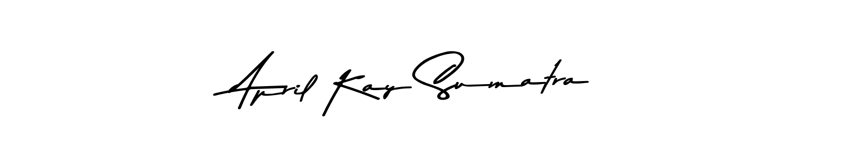 Design your own signature with our free online signature maker. With this signature software, you can create a handwritten (Asem Kandis PERSONAL USE) signature for name April Kay Sumatra. April Kay Sumatra signature style 9 images and pictures png