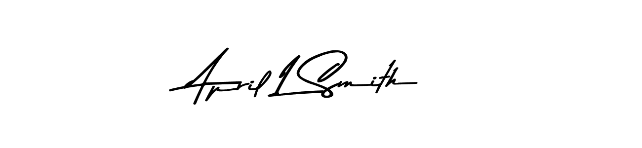 Use a signature maker to create a handwritten signature online. With this signature software, you can design (Asem Kandis PERSONAL USE) your own signature for name April L Smith. April L Smith signature style 9 images and pictures png