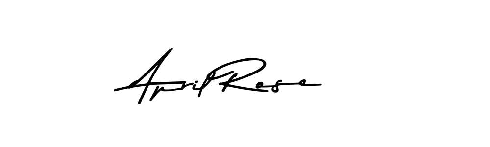 Design your own signature with our free online signature maker. With this signature software, you can create a handwritten (Asem Kandis PERSONAL USE) signature for name April Rose. April Rose signature style 9 images and pictures png