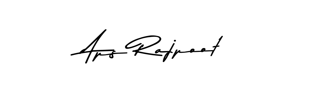 Use a signature maker to create a handwritten signature online. With this signature software, you can design (Asem Kandis PERSONAL USE) your own signature for name Aps Rajpoot. Aps Rajpoot signature style 9 images and pictures png