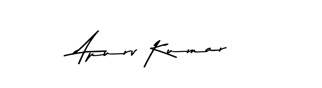 Use a signature maker to create a handwritten signature online. With this signature software, you can design (Asem Kandis PERSONAL USE) your own signature for name Apurv Kumar. Apurv Kumar signature style 9 images and pictures png