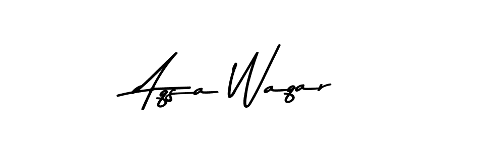 if you are searching for the best signature style for your name Aqsa Waqar. so please give up your signature search. here we have designed multiple signature styles  using Asem Kandis PERSONAL USE. Aqsa Waqar signature style 9 images and pictures png