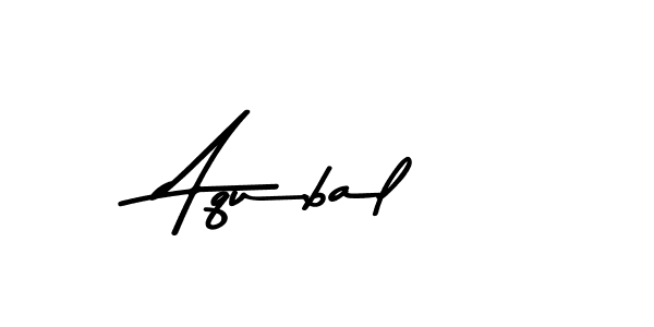 Design your own signature with our free online signature maker. With this signature software, you can create a handwritten (Asem Kandis PERSONAL USE) signature for name Aqubal. Aqubal signature style 9 images and pictures png
