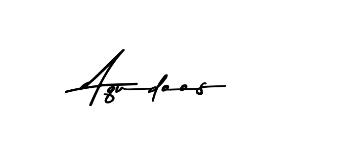 Design your own signature with our free online signature maker. With this signature software, you can create a handwritten (Asem Kandis PERSONAL USE) signature for name Aqudoos. Aqudoos signature style 9 images and pictures png