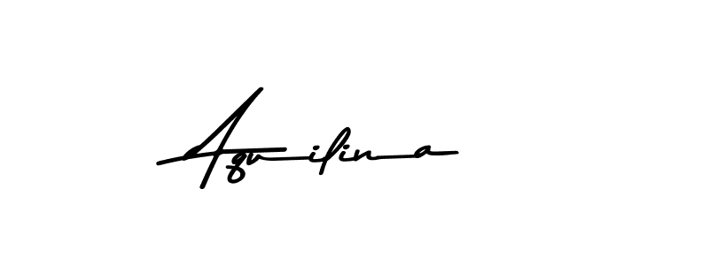 Create a beautiful signature design for name Aquilina. With this signature (Asem Kandis PERSONAL USE) fonts, you can make a handwritten signature for free. Aquilina signature style 9 images and pictures png