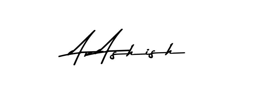Use a signature maker to create a handwritten signature online. With this signature software, you can design (Asem Kandis PERSONAL USE) your own signature for name Ar Ashish. Ar Ashish signature style 9 images and pictures png