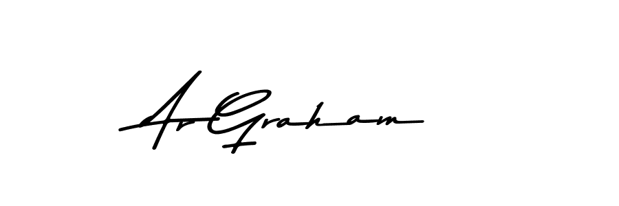 Design your own signature with our free online signature maker. With this signature software, you can create a handwritten (Asem Kandis PERSONAL USE) signature for name Ar Graham. Ar Graham signature style 9 images and pictures png