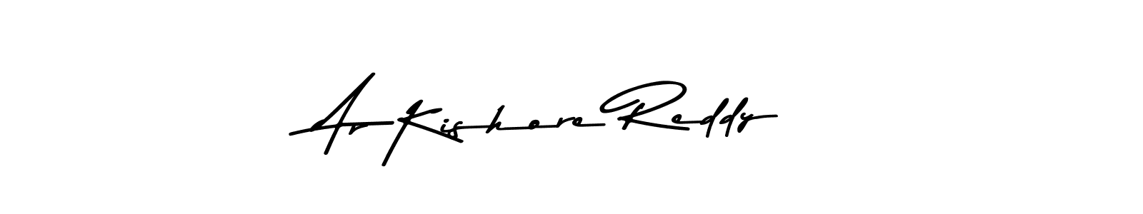 Use a signature maker to create a handwritten signature online. With this signature software, you can design (Asem Kandis PERSONAL USE) your own signature for name Ar Kishore Reddy. Ar Kishore Reddy signature style 9 images and pictures png