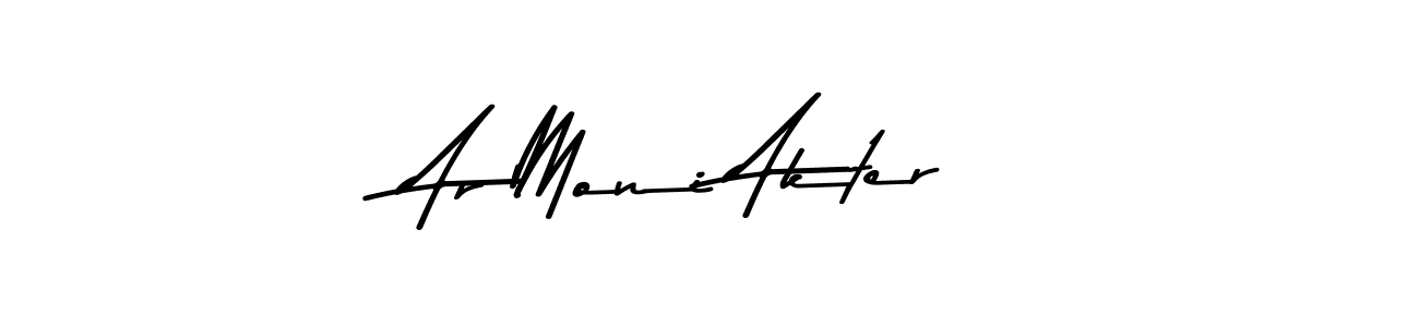 This is the best signature style for the Ar Moni Akter name. Also you like these signature font (Asem Kandis PERSONAL USE). Mix name signature. Ar Moni Akter signature style 9 images and pictures png
