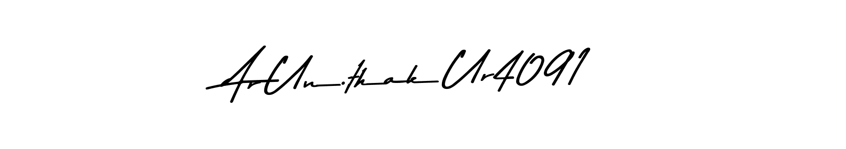Make a beautiful signature design for name Ar Un.thak Ur4091. Use this online signature maker to create a handwritten signature for free. Ar Un.thak Ur4091 signature style 9 images and pictures png