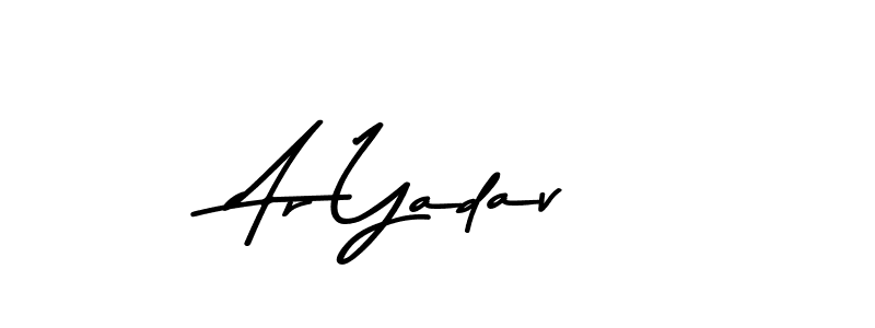 Ar Yadav stylish signature style. Best Handwritten Sign (Asem Kandis PERSONAL USE) for my name. Handwritten Signature Collection Ideas for my name Ar Yadav. Ar Yadav signature style 9 images and pictures png