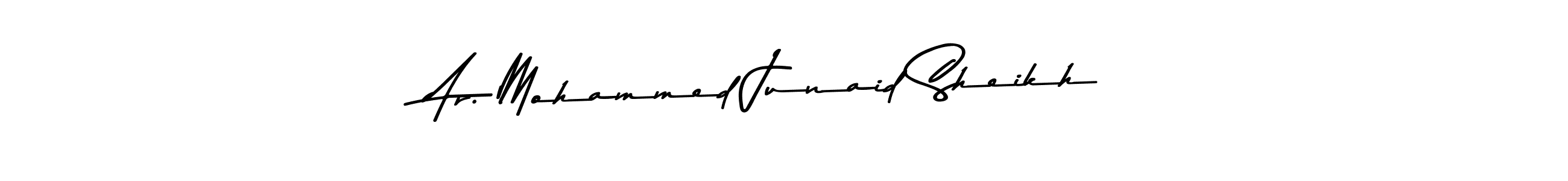 Also we have Ar. Mohammed Junaid Sheikh name is the best signature style. Create professional handwritten signature collection using Asem Kandis PERSONAL USE autograph style. Ar. Mohammed Junaid Sheikh signature style 9 images and pictures png