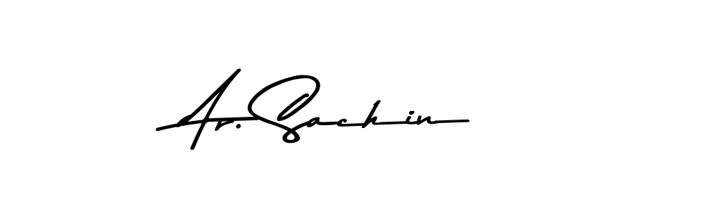 Design your own signature with our free online signature maker. With this signature software, you can create a handwritten (Asem Kandis PERSONAL USE) signature for name Ar. Sachin. Ar. Sachin signature style 9 images and pictures png