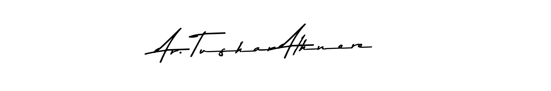 Similarly Asem Kandis PERSONAL USE is the best handwritten signature design. Signature creator online .You can use it as an online autograph creator for name Ar. Tushar Athnere. Ar. Tushar Athnere signature style 9 images and pictures png