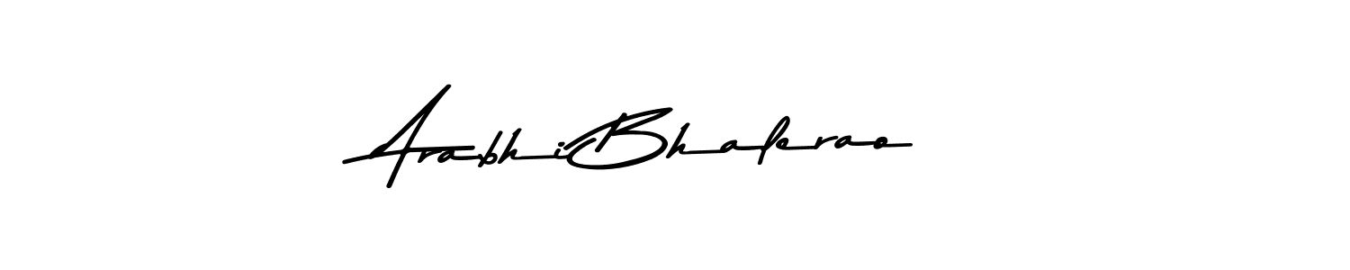 Also You can easily find your signature by using the search form. We will create Arabhi Bhalerao name handwritten signature images for you free of cost using Asem Kandis PERSONAL USE sign style. Arabhi Bhalerao signature style 9 images and pictures png