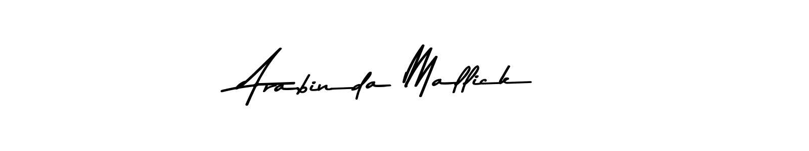 How to make Arabinda Mallick name signature. Use Asem Kandis PERSONAL USE style for creating short signs online. This is the latest handwritten sign. Arabinda Mallick signature style 9 images and pictures png