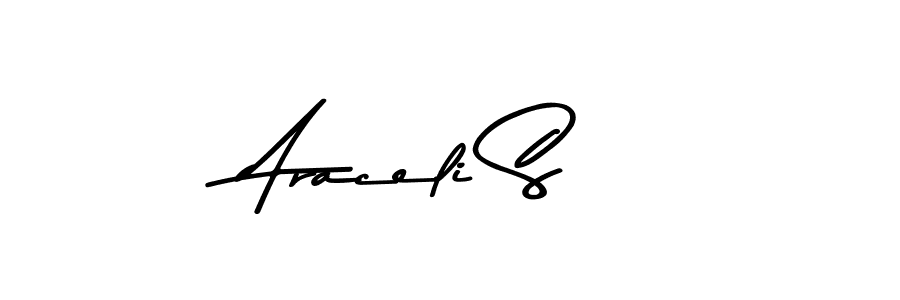 Araceli S stylish signature style. Best Handwritten Sign (Asem Kandis PERSONAL USE) for my name. Handwritten Signature Collection Ideas for my name Araceli S. Araceli S signature style 9 images and pictures png