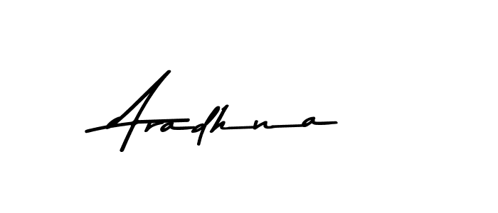 Use a signature maker to create a handwritten signature online. With this signature software, you can design (Asem Kandis PERSONAL USE) your own signature for name Aradhna. Aradhna signature style 9 images and pictures png