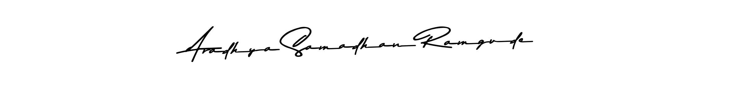 Design your own signature with our free online signature maker. With this signature software, you can create a handwritten (Asem Kandis PERSONAL USE) signature for name Aradhya Samadhan Ramgude. Aradhya Samadhan Ramgude signature style 9 images and pictures png