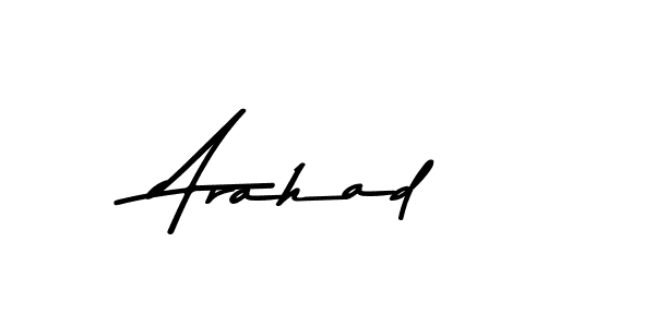 Arahad stylish signature style. Best Handwritten Sign (Asem Kandis PERSONAL USE) for my name. Handwritten Signature Collection Ideas for my name Arahad. Arahad signature style 9 images and pictures png