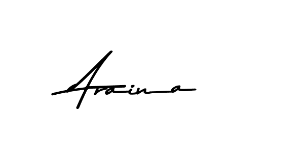 Make a beautiful signature design for name Araina. With this signature (Asem Kandis PERSONAL USE) style, you can create a handwritten signature for free. Araina signature style 9 images and pictures png