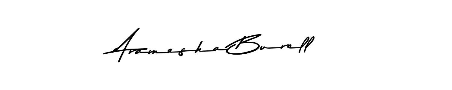 How to make Aramesha Burell signature? Asem Kandis PERSONAL USE is a professional autograph style. Create handwritten signature for Aramesha Burell name. Aramesha Burell signature style 9 images and pictures png