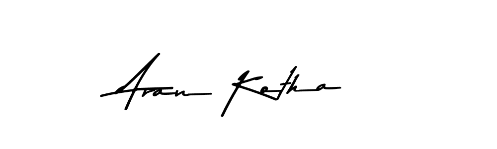 This is the best signature style for the Aran Kotha name. Also you like these signature font (Asem Kandis PERSONAL USE). Mix name signature. Aran Kotha signature style 9 images and pictures png