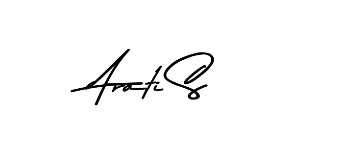 Arati S stylish signature style. Best Handwritten Sign (Asem Kandis PERSONAL USE) for my name. Handwritten Signature Collection Ideas for my name Arati S. Arati S signature style 9 images and pictures png