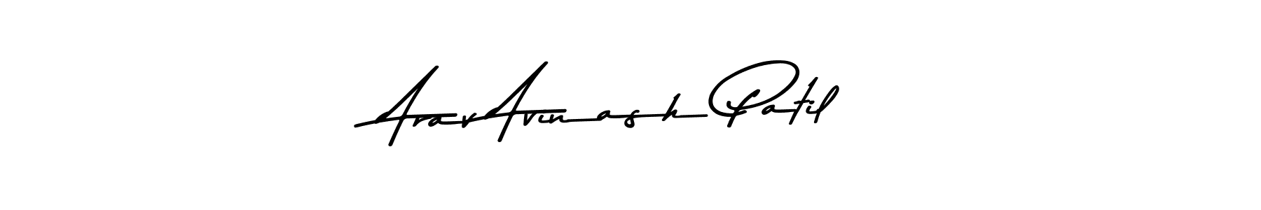 Asem Kandis PERSONAL USE is a professional signature style that is perfect for those who want to add a touch of class to their signature. It is also a great choice for those who want to make their signature more unique. Get Arav Avinash Patil name to fancy signature for free. Arav Avinash Patil signature style 9 images and pictures png
