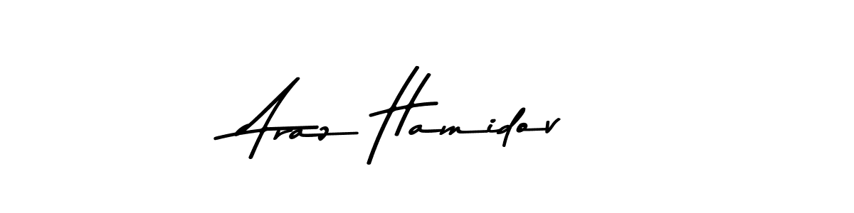 Design your own signature with our free online signature maker. With this signature software, you can create a handwritten (Asem Kandis PERSONAL USE) signature for name Araz Hamidov. Araz Hamidov signature style 9 images and pictures png