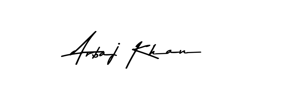 Make a beautiful signature design for name Arbaj Khan. Use this online signature maker to create a handwritten signature for free. Arbaj Khan signature style 9 images and pictures png