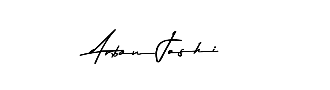 How to make Arban Joshi signature? Asem Kandis PERSONAL USE is a professional autograph style. Create handwritten signature for Arban Joshi name. Arban Joshi signature style 9 images and pictures png