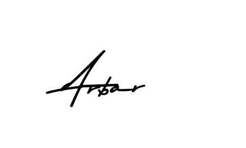 Design your own signature with our free online signature maker. With this signature software, you can create a handwritten (Asem Kandis PERSONAL USE) signature for name Arbar. Arbar signature style 9 images and pictures png
