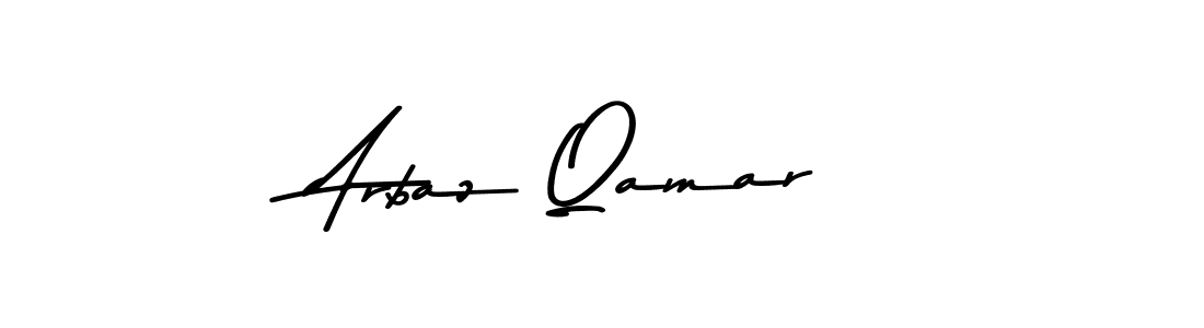 The best way (Asem Kandis PERSONAL USE) to make a short signature is to pick only two or three words in your name. The name Arbaz Qamar include a total of six letters. For converting this name. Arbaz Qamar signature style 9 images and pictures png
