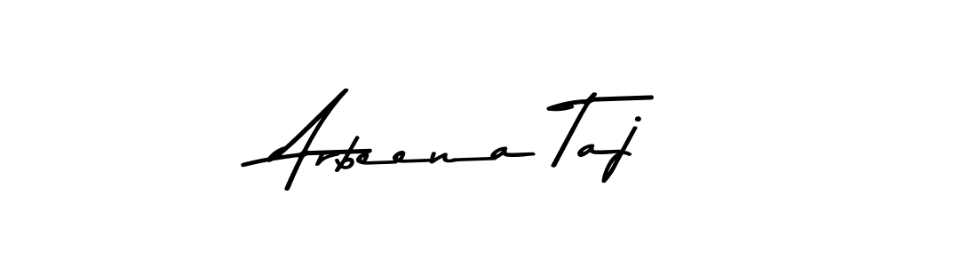 How to make Arbeena Taj signature? Asem Kandis PERSONAL USE is a professional autograph style. Create handwritten signature for Arbeena Taj name. Arbeena Taj signature style 9 images and pictures png